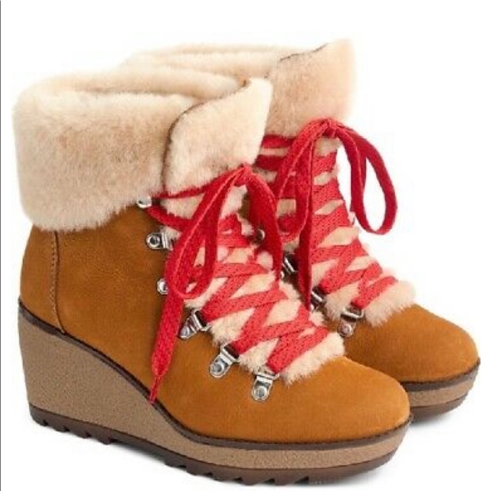 Jcrew Nordic wedge boots